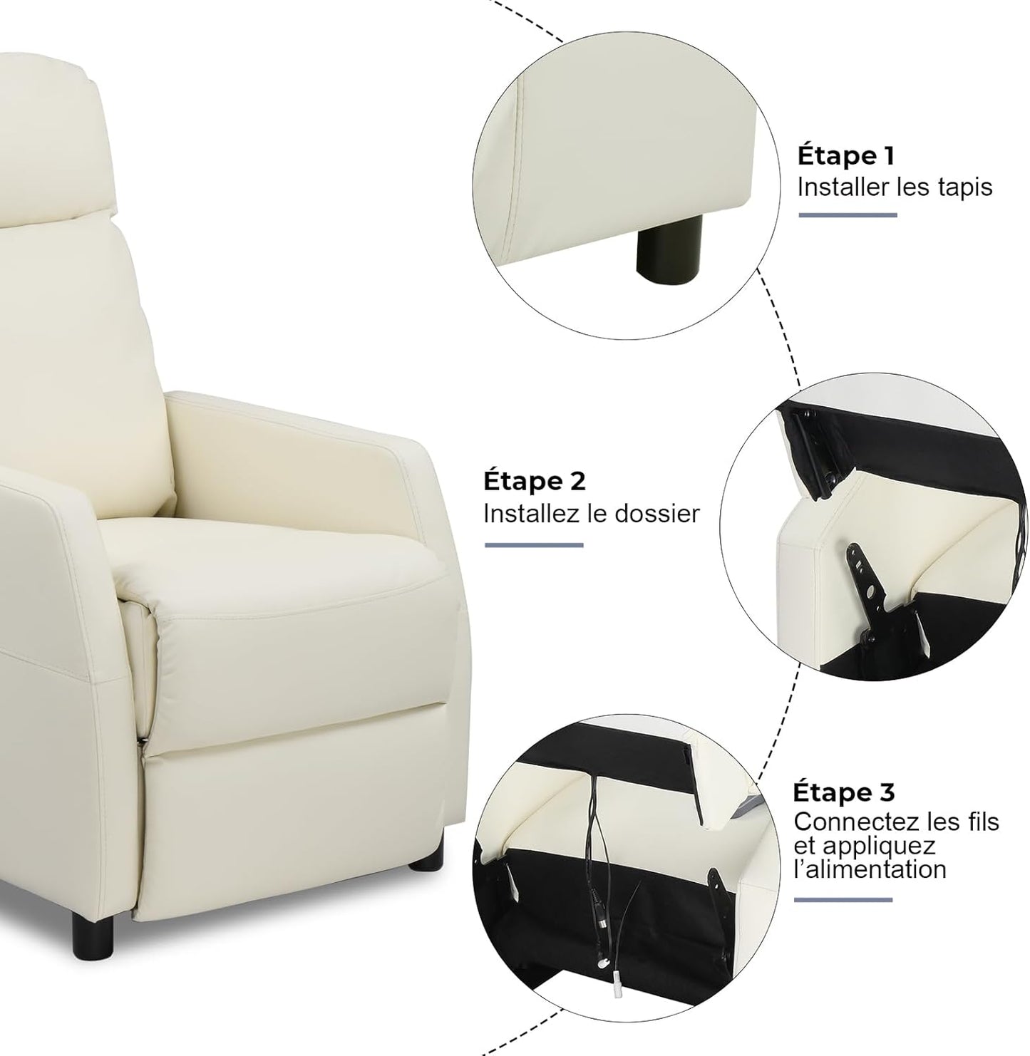 Fauteuil Relaxation Massage Inclinable