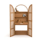 Bureau Armoire Rotin