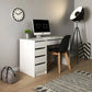 Bureau Blanc - 5 Tiroirs - 75 x 120 x 55 cm