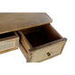 Bureau Cannage de Rotin et Bois de Manguier