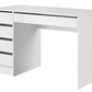 Bureau Blanc - 5 Tiroirs - 75 x 120 x 55 cm