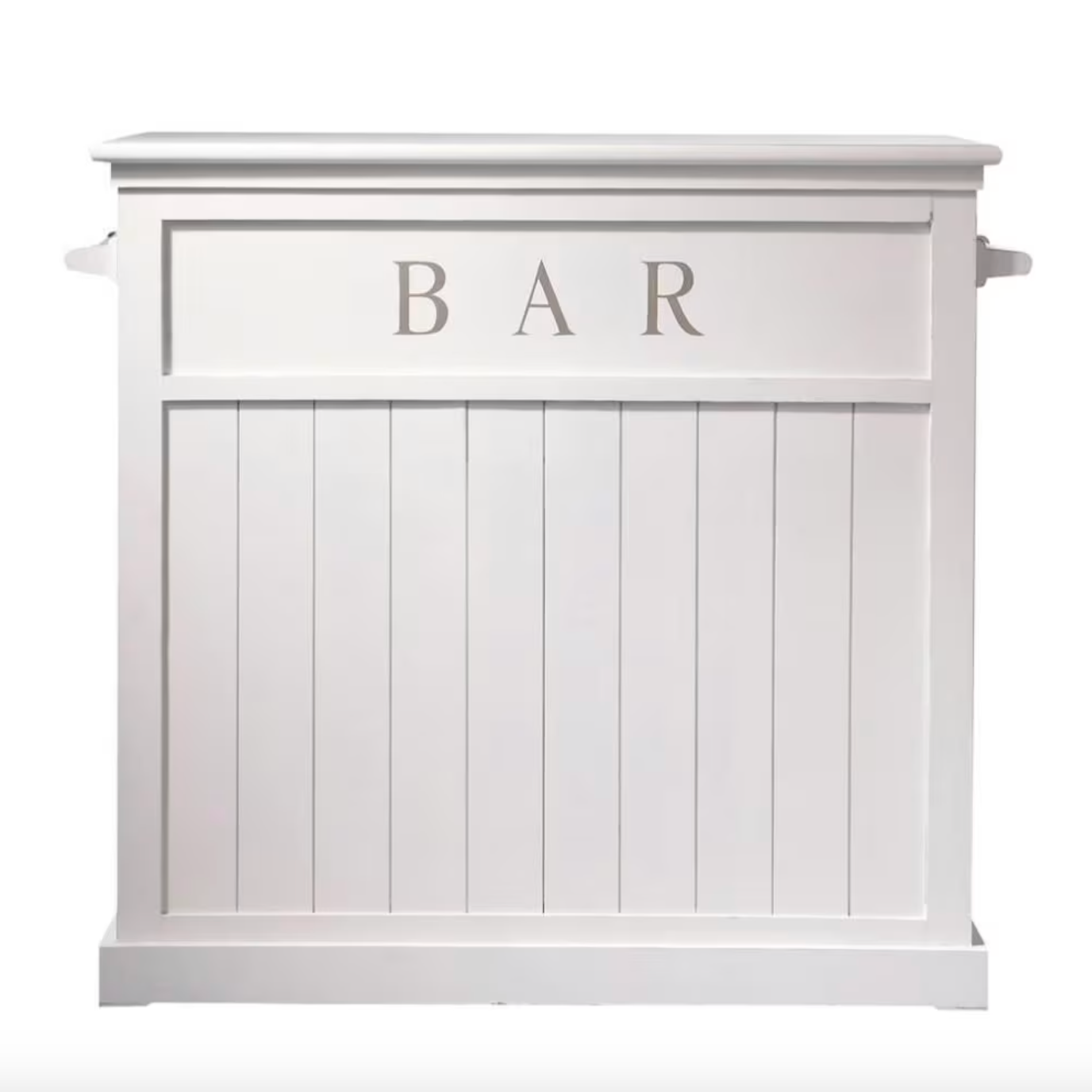 Meuble de Bar en Bois de Pin - Blanc