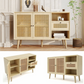 Commode Buffet Bahut Avec 3 Portes Coulissantes