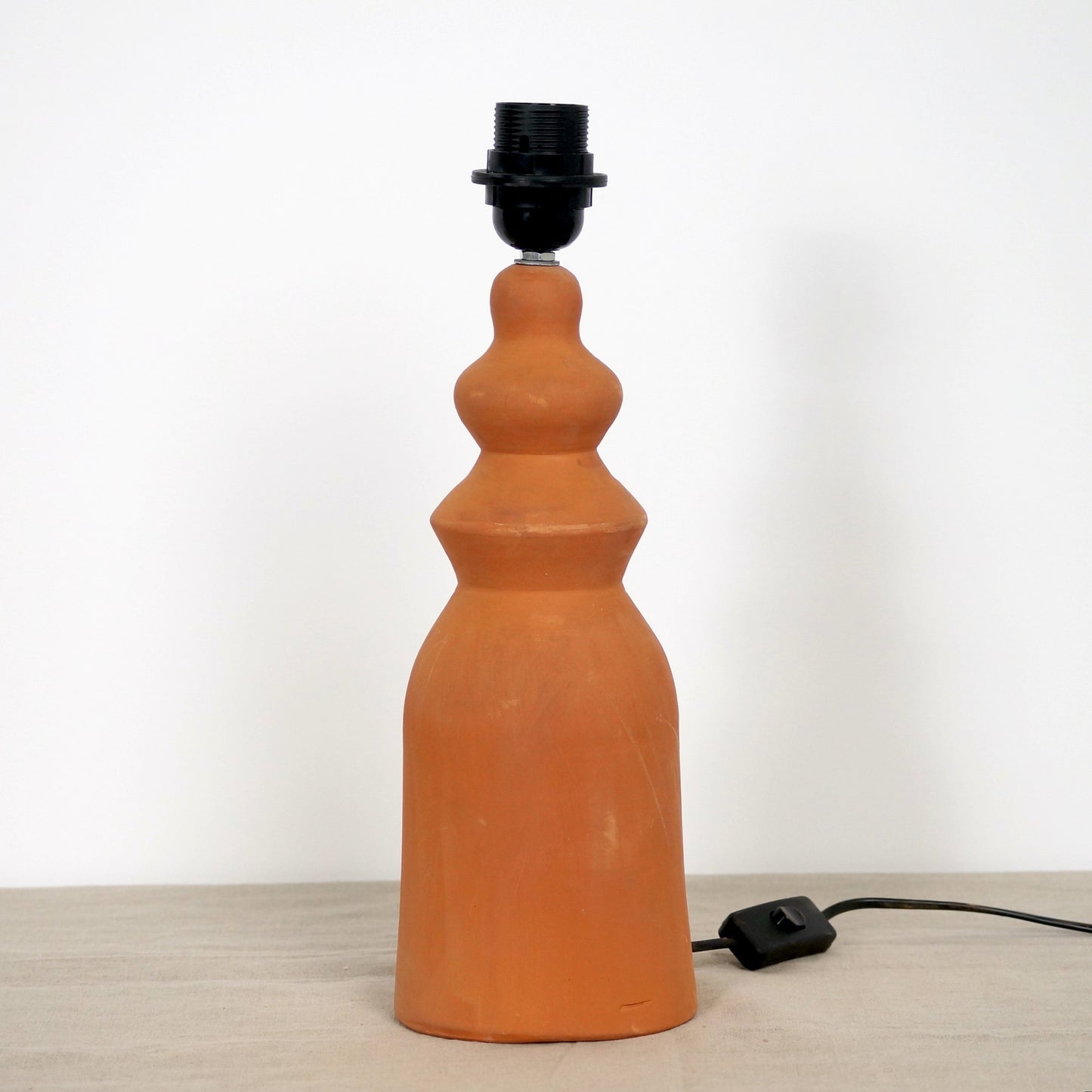 Pied de Lampe en Terre Cuite - Terracotta