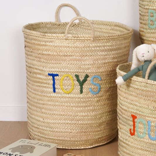 Panier en Feuilles de Palmier - TOYS