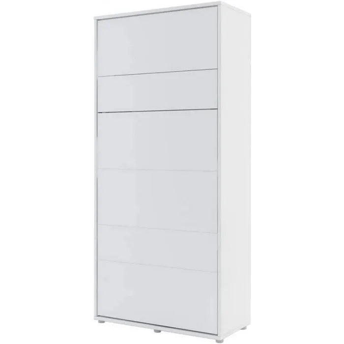 Armoire Lit Escamotable +2 Placards - Tiroir Vertical - 90x200 Cm