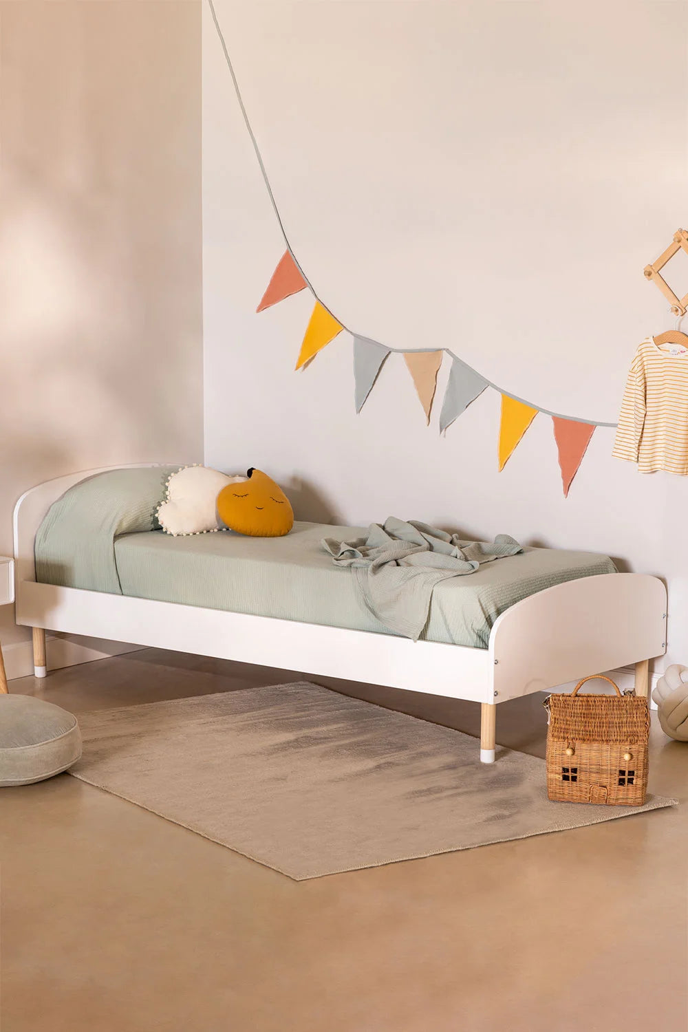 Lit en Bois pour Matelas de 90 cm